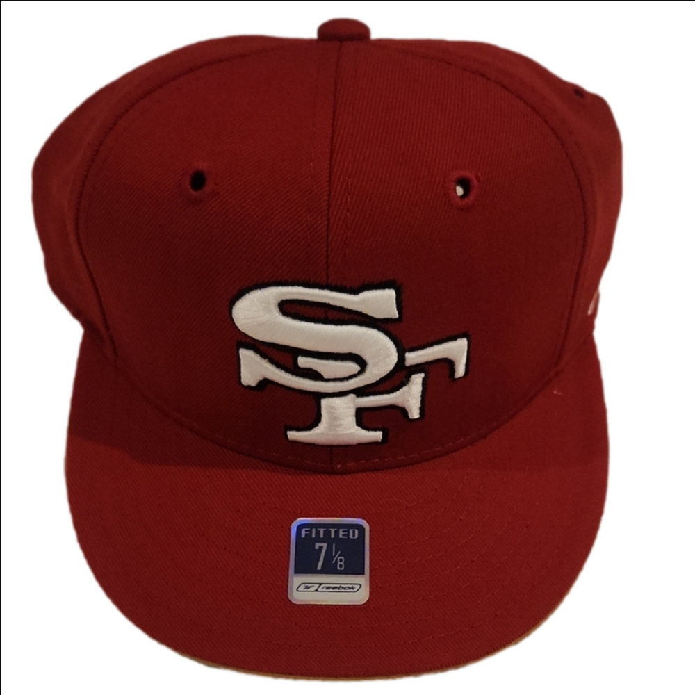 Reebok NFL On Field SF 49ers Red Fitted 7 1/8 Hat